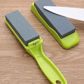 1pc Knife Sharpener With Handle; Sharpening Kitchen Tool; Household Labor-saving Sharpener 1pc Knife Sharpener With Handle; Sharpening Kitchen Tool; Household Labor-saving Sharpener